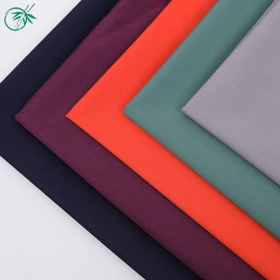 China Waterproof Hot Selling Anti Static Waterproof Cotton Twill Solid Polyester Woven Fabric for sale