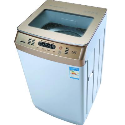 China Washing/spinning speed: 800rpm/1300rpm stainless steel tub with plastic white body euro plug portable automatic washing machine for sale