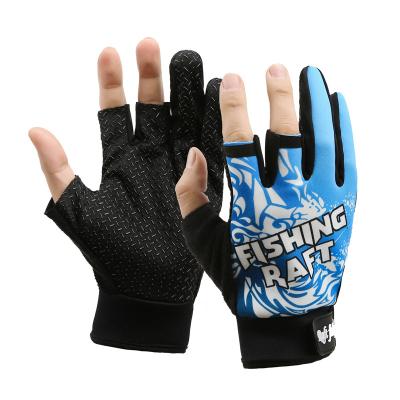 China 2022 New Arrivals Outdoor UV Protection Fishing Gloves UPF Finger Sun Gloves 6000 Pairs/Month for sale