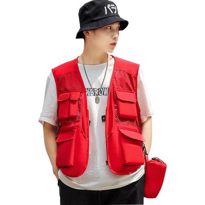 China Quick Dry Surfing Drift Uphill Travel Water Skiing Photography Crane Sports Wear Jacket Fishing Invest Custom Mens Cargo Vest Duty Men for sale