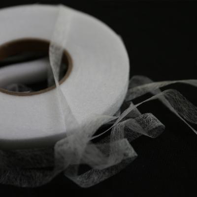 China Water Soluble Double Side Arm HoleReinforcement Fusible Tape For Costume Tape Interlining for sale