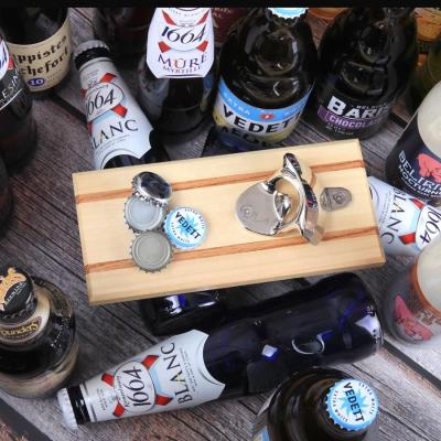 China Customized Retail Wall Mounted Promotional / Factory Souvenirs Bottle Opener Vintage Logo Blank Wall Beer Mount Bottle Opener for sale