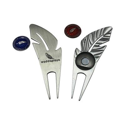 China High-quality Golf Tenedor Golf Sports Customized Design Golf Digging Tool and Folk Wholesale Golf Accesorios and Gift for sale