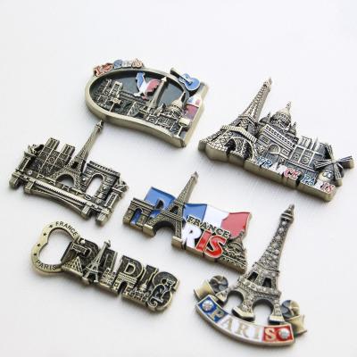 China Shape customized 3D metals/PVC/tin/printed fridge made tourist souvenir fridge magnet for sale