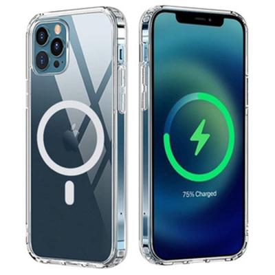 China Shockproof Clear Magnetic Phone Case for sale