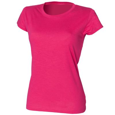 China Stylish Rounded Neck Top Anti Pilling OEM Customize Simple Basic Tee Shirt for sale