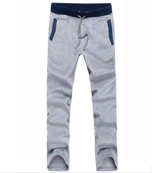 China Anti-pilling Solid Color Mens Jogger Pants for sale