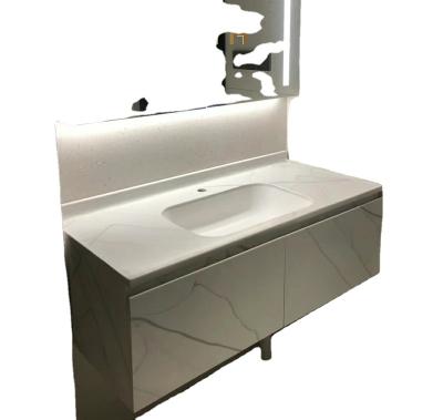 China High Quality Eco-friendly Toilet Sink Customized Bathroom Sink Cabinet Wall Hung Cabinet for sale