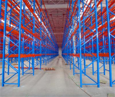 China Corrosion Protection HS Code Heavy Duty Steel Raw Material Warehouse Storage Rack for sale