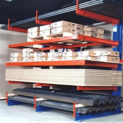 China Corrosion Protection Heavy Duty Warehouse Steel Cantilever Rack For Tube Pipe Storage for sale