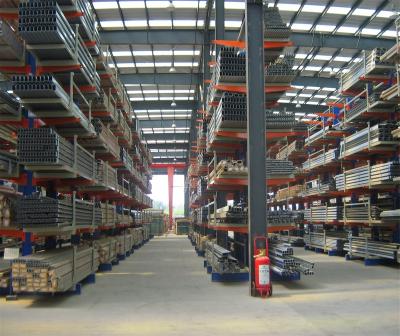 China Corrosion Protection Warehouse Cantilever Racking System for sale