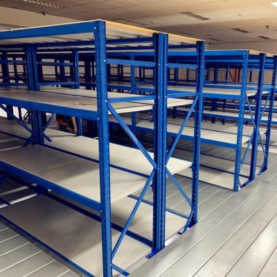 China Corrosion Protection 5 Level Medium Duty Warehouse Shelves Metal Storage Shelves for sale