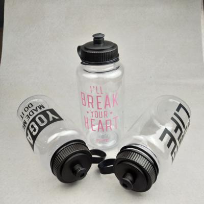 China Sustainable Custom Logo Printing My Bottle Support Outdoor Sport Drinking 1000ml Plastic Water Bottle for sale