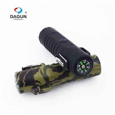 China 2021 New Minimalist Camping Compass Outdoor BBQ Fire Lighter USB Electric Lighters for sale