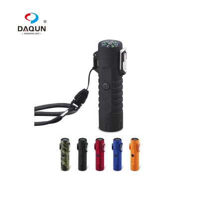 China MOQ Waterproof Outdoor Small Lighter USB Rechargeable Custom LOGO Electric Lighter for sale