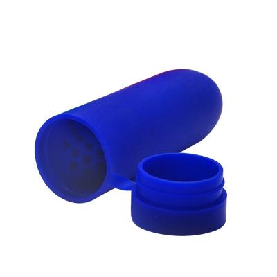 China Cigarette Silicone Herb Grinder Blue Color Herb Grinder for sale