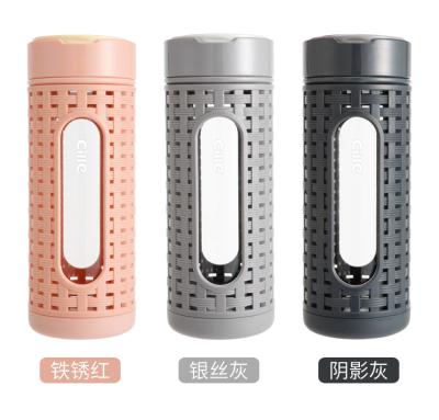 China Fashional Borosilicate Glass Eco-Friendly Sustainable Recycled Water Bottle Risk Free for sale