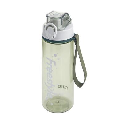 China Sustainable Economic Custom Design Water Bottle 620ml Plastic Sport Clear Water Bottle for sale