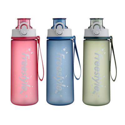 China Custom Color Plastic Drinking Water Bottle Sustainable Promotional Good Quality Eco - Friendly for sale