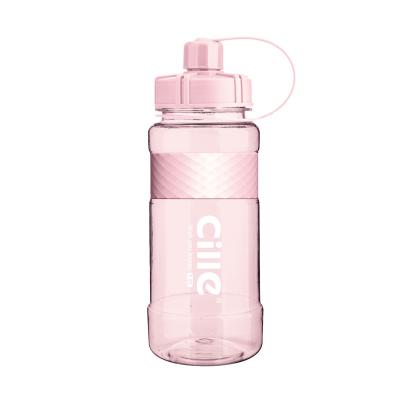 China Cille Sustainable Capacity Large Capacity Plastic Drinking Water Bottle Custom Sports Travel Bottle With Straw And Strap for sale