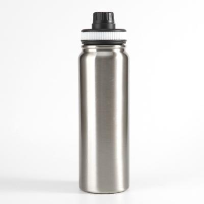 China Cille Viable Logo Plastic Lid Thermos Vacuum Stainless Steel Custom Water Bottles Sports for sale