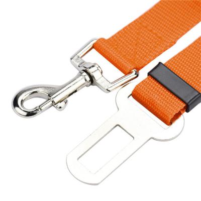 China New Custom Adjustable Dog Car Seat Belt Harness Seat Belt Advance Leash For Small Medium Dogs Travel Clip Pet Supplies R0803 for sale