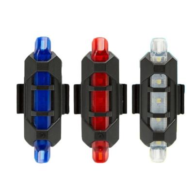 China Fashionable Bicycle LED Tail Light Safety Decoration Bicycle Cycling MTB Rear Warning Lamp Bike Colorful Lights Free Shipping R0877 for sale