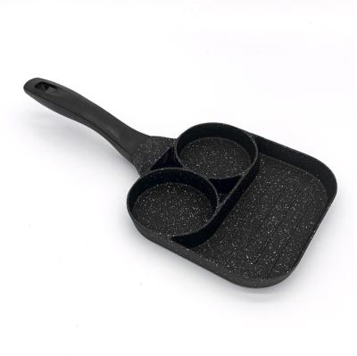 China Fry-Steak Modern Factory Direct Breakfast Skillet Non-Stick Hamburger Frying Pan Non-Stick Ham Cooker for sale