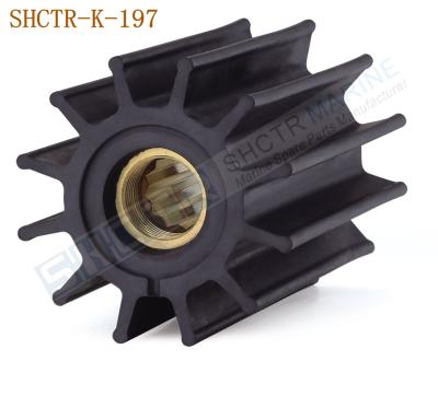 China Neoprene OEM Flexible Impeller for Johnson 09-820B,CEF 500186,DJ Pump 08-30-1201 for sale