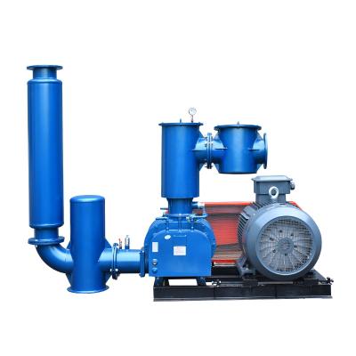 China Wastewater Treatment Pneumatic Conveying Three Leaf Root Blower For Sewage Treatment Pneumatic Conveying Industry Factory Supply for sale