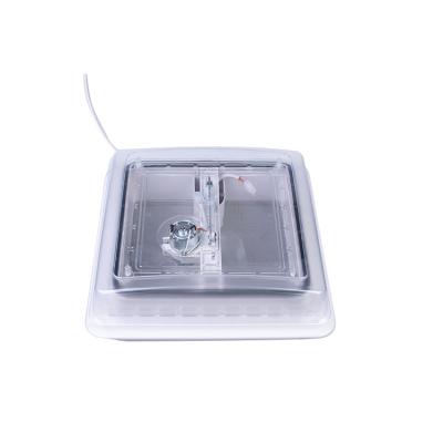 China Hot sale factory direct rv vent roof vent camper accessories manual switch rv roof vent caravan skylight 280*280mm for sale