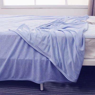 China Wholesale Price Japanese Style Summer Ice Silk Bedding Throw Cooling Blanket for sale