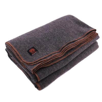 China Latest Factory Nondisposable Pattern Wool Picnic Blanket Custom Warm Camping Outdoor Mat for sale