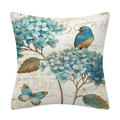 China Home Linen Textile Cover Case Nondisposable Hot Sale Custom Printing Polyester Tile Sofa Decorative Cushion for sale