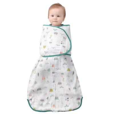 China Wholesale Price Muslin Cotton Baby Infant Sleeping Bag Portable Fixed Portable Blanket for sale