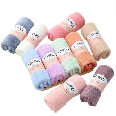 China Coral Wholesale QUICK-DRY QUICK-DRY Super Soft Customized Thick Home Face Towel for sale