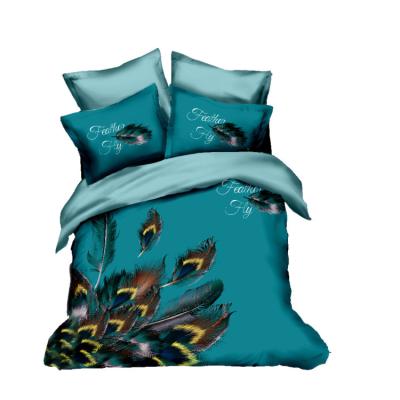 China Disposable Duvet Cover Set Bedding Set Factory Wholesale Digital 3d Printing Warm And Comfortable Set for sale