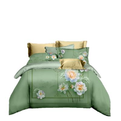 China Flower Design 3D Disposable Hot Selling High Quality Digital Printing 100% Polyester Bedding Sets For Home Textiles Products for sale