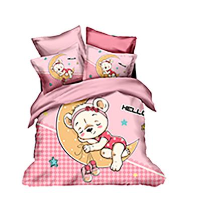 China Disposable Hot Sale High Quality 3D Digital Printing Bedding Sets 3pcs Duvet Cover Sets For Kids Bedroom for sale