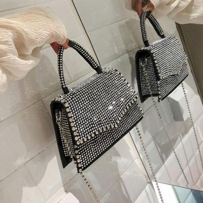 China 2021 High Quality Wholesale Latest Popular Handbags Cross - Body Bags Luxury Diamond Bags Purses For Female for sale