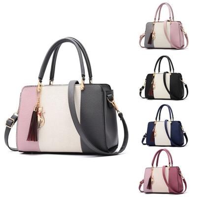 China Fashion Handbags And Purses Handle Satchel Shoulder Bag Top PU Leather Tote Bags Lady Handbag Women Handbag for sale