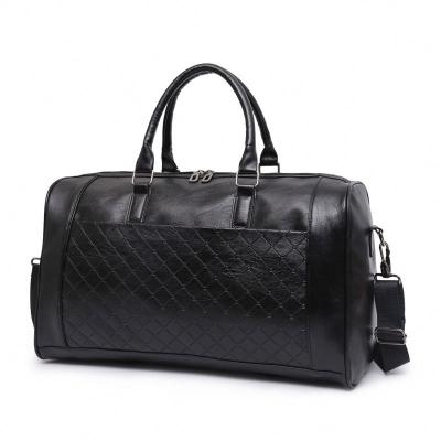 China Asb-021 Fashion Men PU Leather Male Big Cross - Body Women Luggage Bags Handbags Travel Shoulder Bag Wobag Unisex Travel Bag for sale