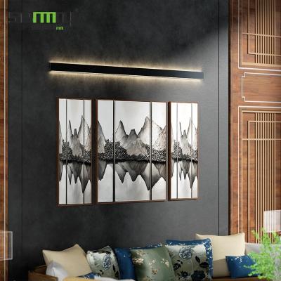 China Modern Aluminum Baseboard Outdoor Angel Brushed Titanium Skriting Board With Led Lights for sale