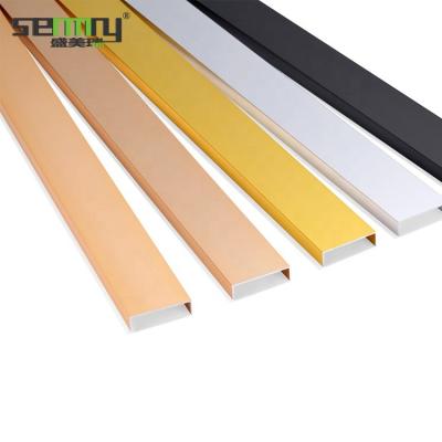 China Foshan Modern Manufacturer Aluminum U Profile With High Class Color Tile Trim for sale