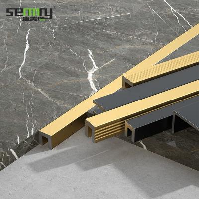 China Modern Large In Stock Fast Delivery Fast Delivery Aluminum Decorative Aluminum Profile U Channel Tile Edge Trim for sale