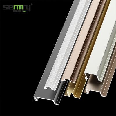 China Cheap Price Modern Aluminum Decorative Accessories Manufacturer Factory Factory Extrusion Aluminum Profile U Shape Tile Edge Trim for sale