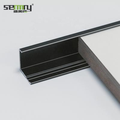 China Modern hot fashion aluminum extrusion profile closed edge trim for ceramic wide tile decorating for wall for sale