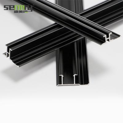 China 2021New Modern Design Customized Floor Trim H Shape Aluminum Profile Aluminum Profile for sale