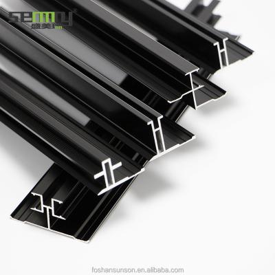 China 2021 Modern Hot Design Customized New Aluminum Profile Floor Trim H Shape Aluminum Profile for sale