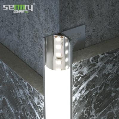 China 2021Hot sale modern high quality aluminumceramic tile junction panels runway edge marking led strip strips with led light aluminum alloy edging for sale